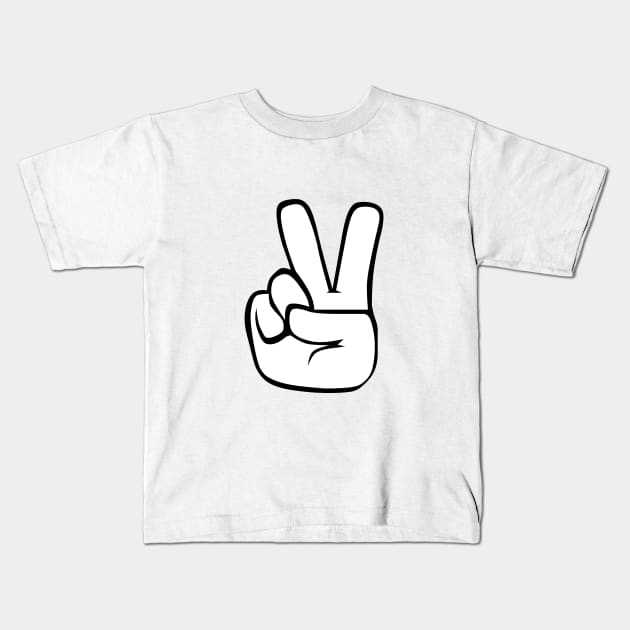 The Letter V Kids T-Shirt by skullsntikis